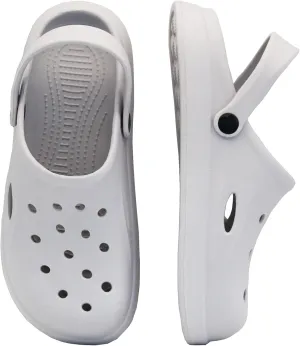 Comfy Garden Clogs for Women and Men, Slip On Mules Sandals Lightweight Slippers Outside Home Casual Wear Non-Slip Air Cushion Thick Bottom Slides Shoes