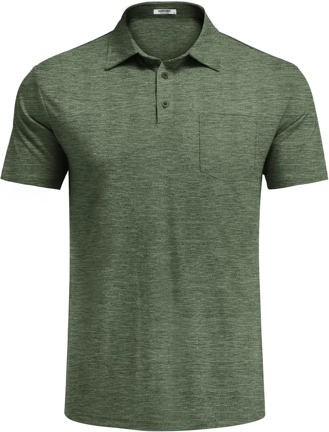 COOFANDY Mens Polo Shirts Short Sleeve Casual Golf Shirt Basic Solid Color Collared T-Shirt Stylish Summer Polo T Shirt