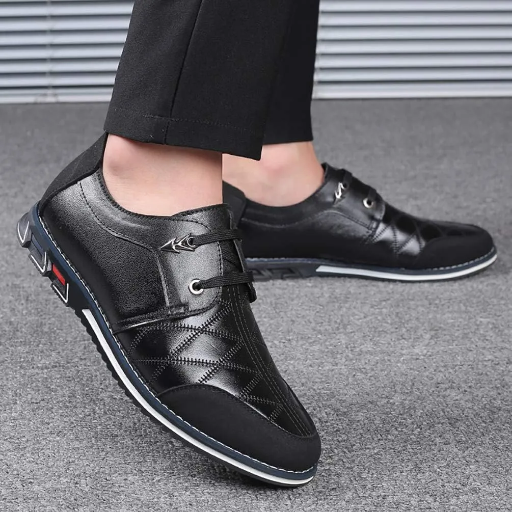 COSIDRAM Mens Casual Shoes Fashion Sneakers Dress Shoes for Men Walking Shoes Business Office Comfort Loafers