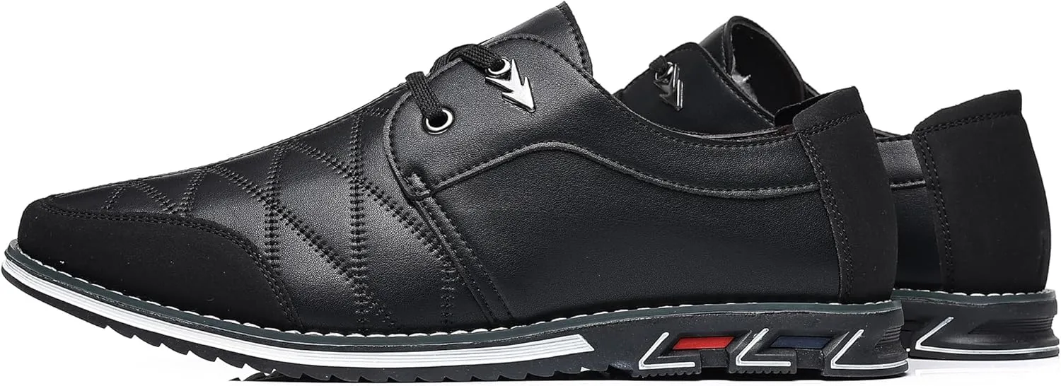 COSIDRAM Mens Casual Shoes Fashion Sneakers Dress Shoes for Men Walking Shoes Business Office Comfort Loafers