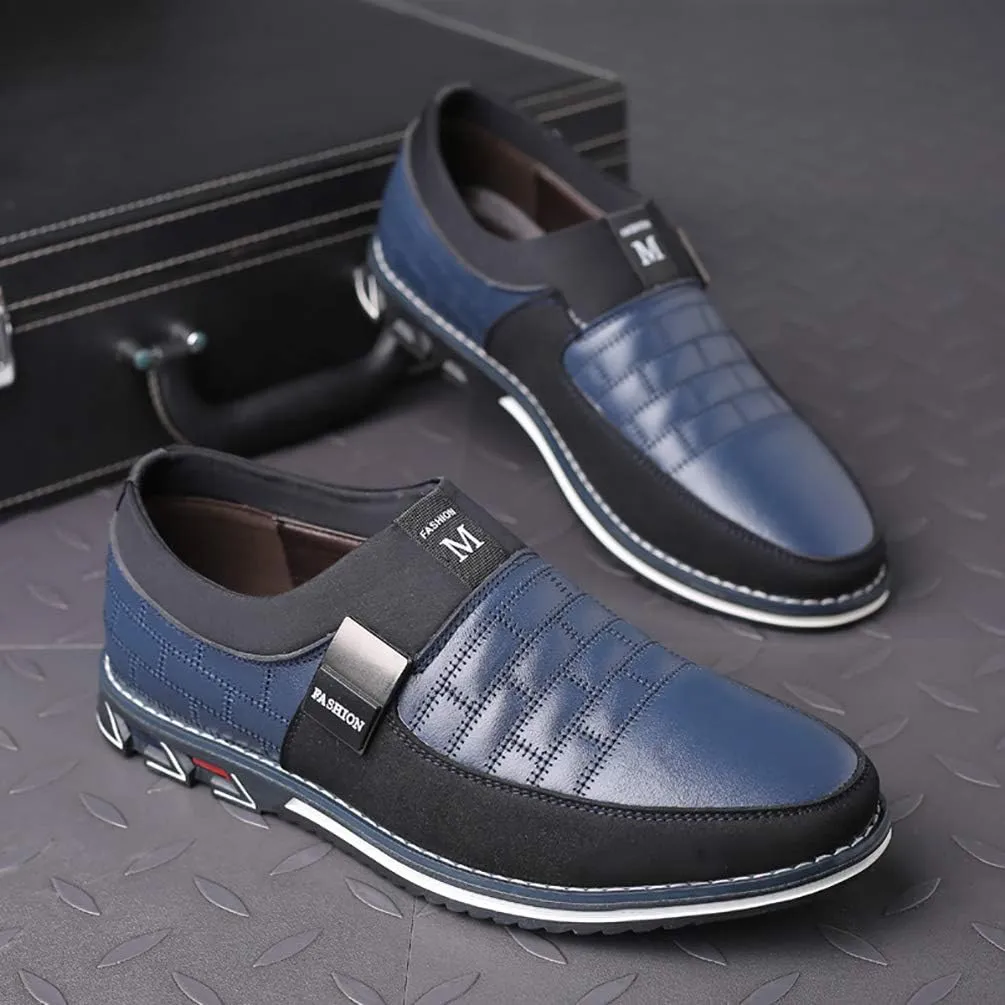 COSIDRAM Mens Casual Shoes Sneakers Loafers Comfort Walking Shoes for Male Business Work Office Dress