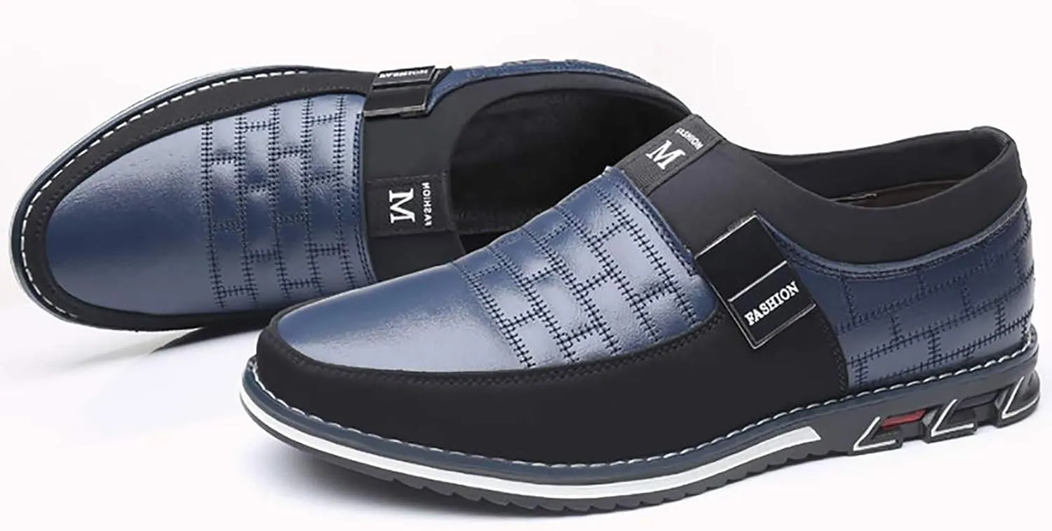 COSIDRAM Mens Casual Shoes Sneakers Loafers Comfort Walking Shoes for Male Business Work Office Dress