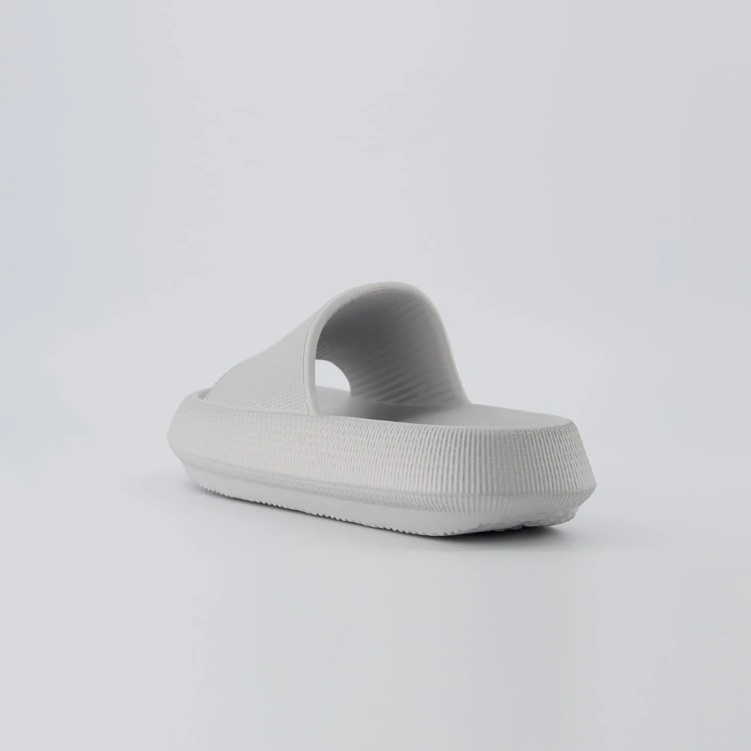 CUSHIONAIRE Feather Slides – Comfortable Cloud Cushion House Slippers for Women, Indoor Outdoor EVA Foam Foot Spa Shower Shoes, Non-Slip Arch Support