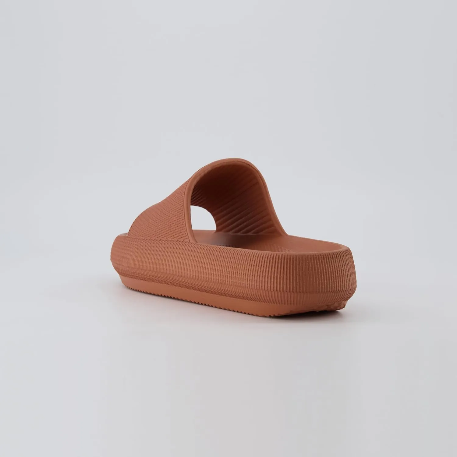 CUSHIONAIRE Feather Slides – Comfortable Cloud Cushion House Slippers for Women, Indoor Outdoor EVA Foam Foot Spa Shower Shoes, Non-Slip Arch Support