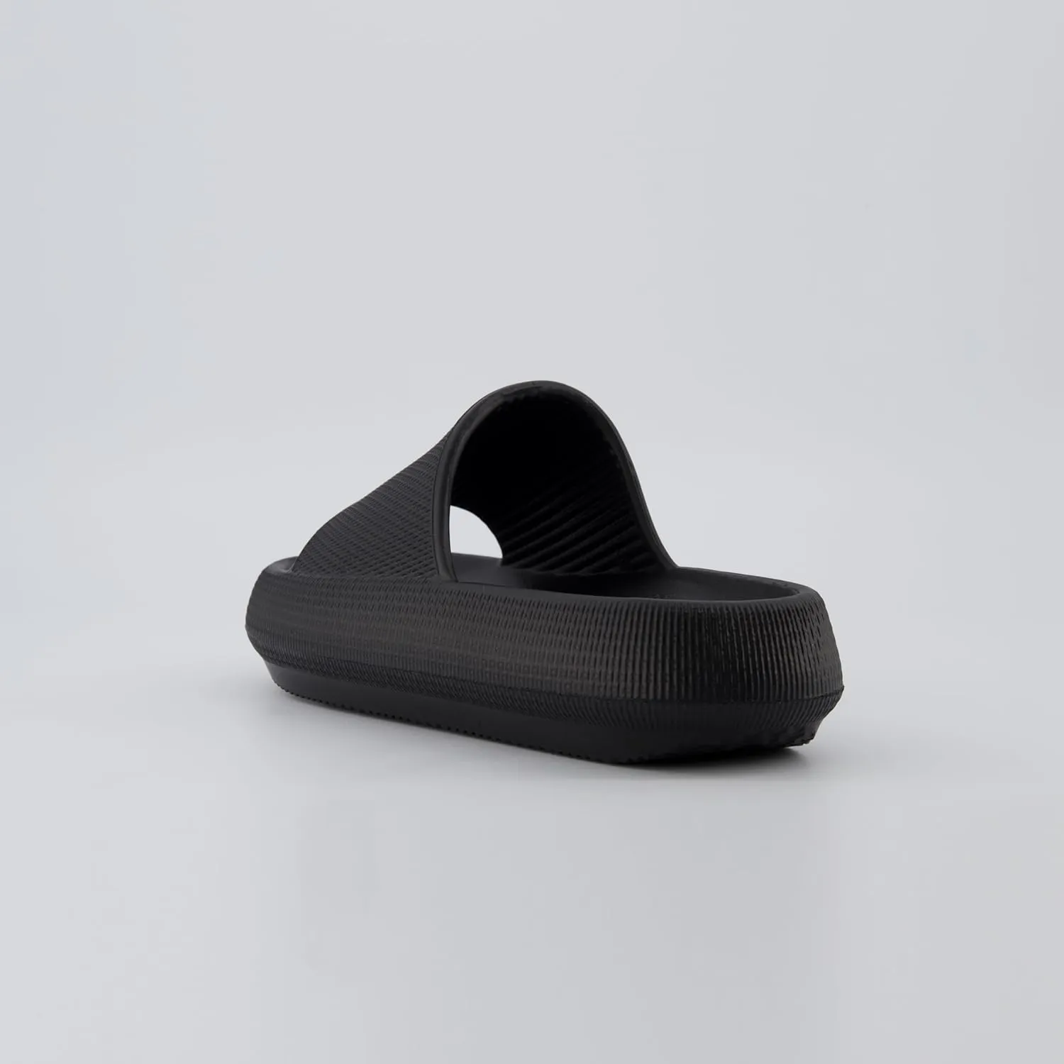 CUSHIONAIRE Feather Slides – Comfortable Cloud Cushion House Slippers for Women, Indoor Outdoor EVA Foam Foot Spa Shower Shoes, Non-Slip Arch Support