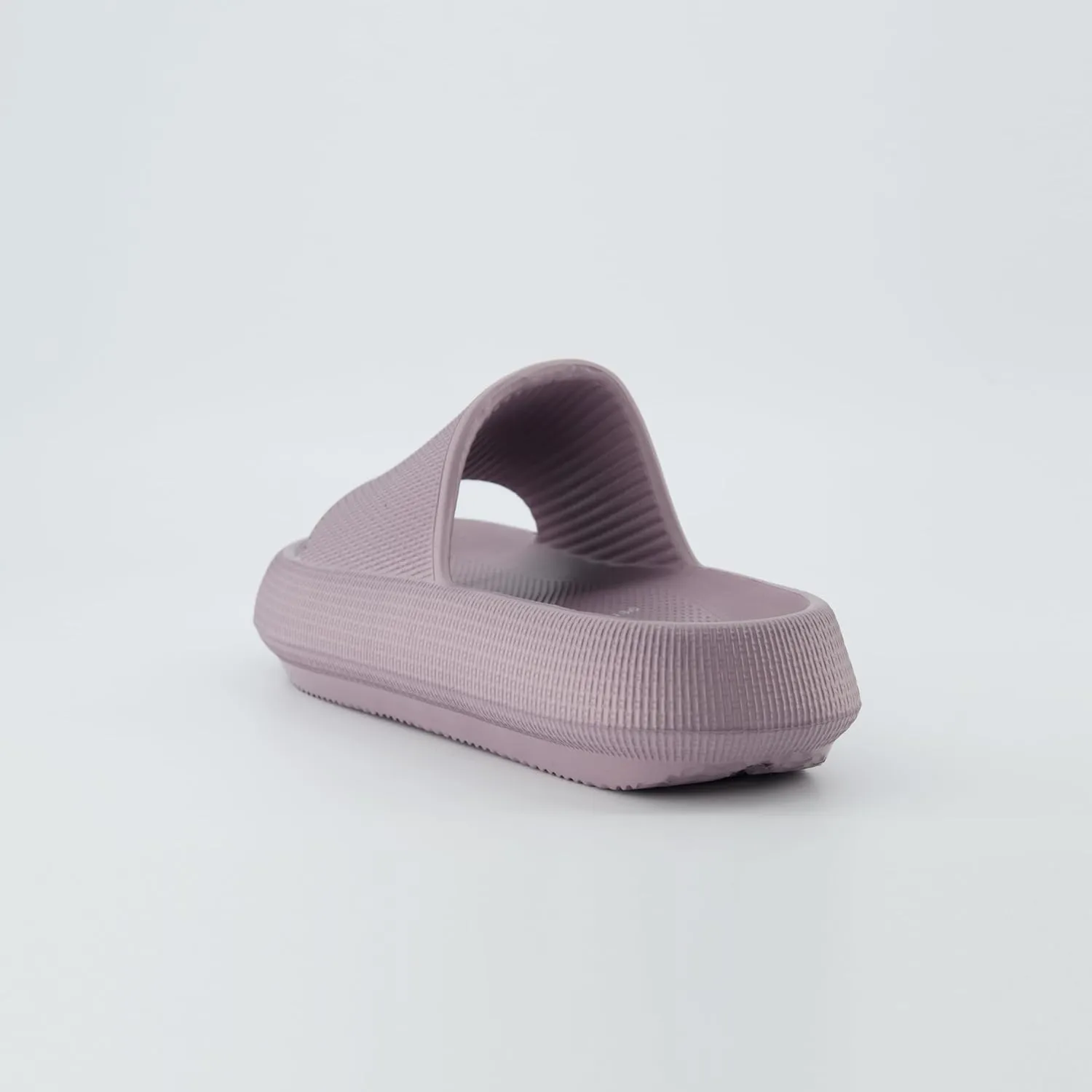 CUSHIONAIRE Feather Slides – Comfortable Cloud Cushion House Slippers for Women, Indoor Outdoor EVA Foam Foot Spa Shower Shoes, Non-Slip Arch Support