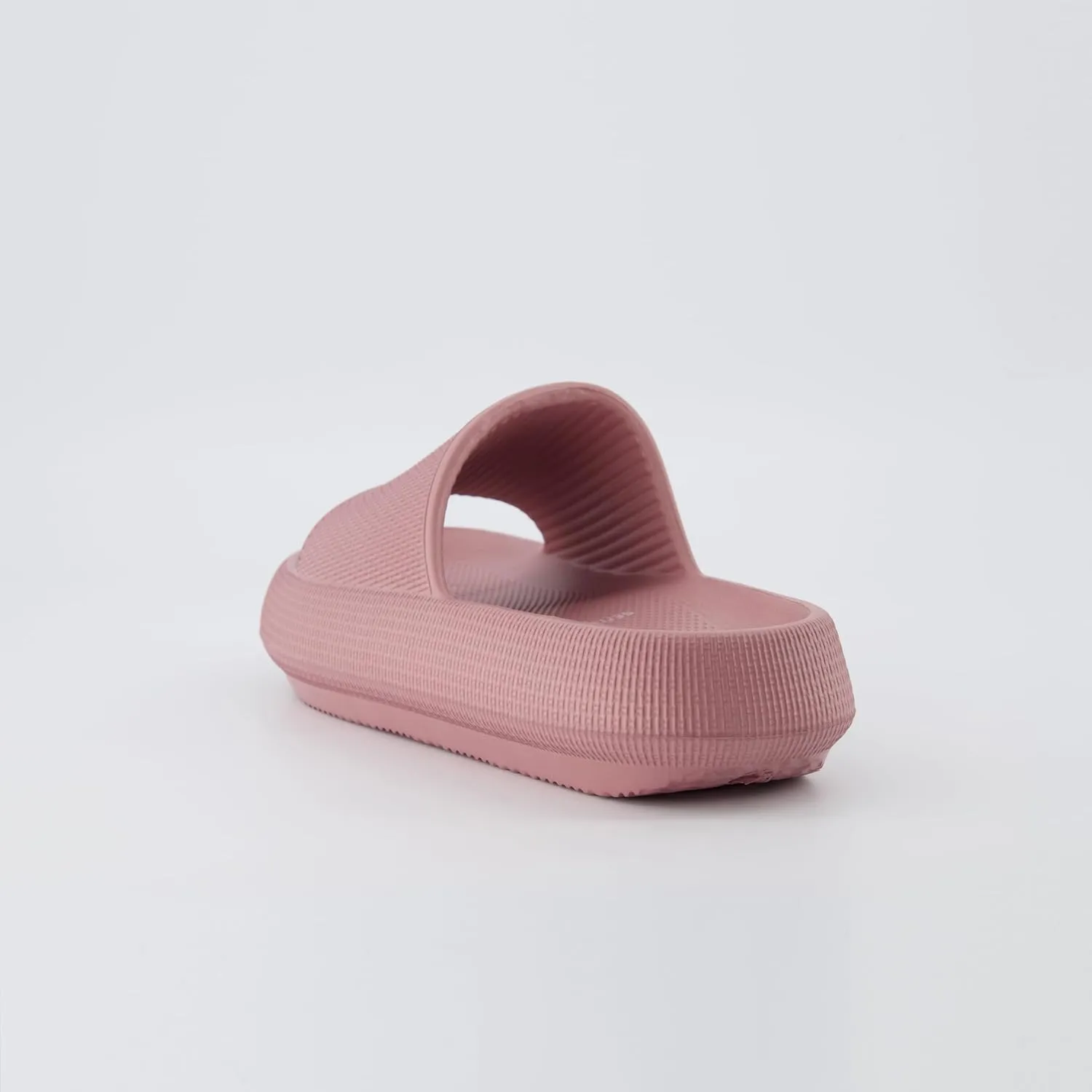 CUSHIONAIRE Feather Slides – Comfortable Cloud Cushion House Slippers for Women, Indoor Outdoor EVA Foam Foot Spa Shower Shoes, Non-Slip Arch Support