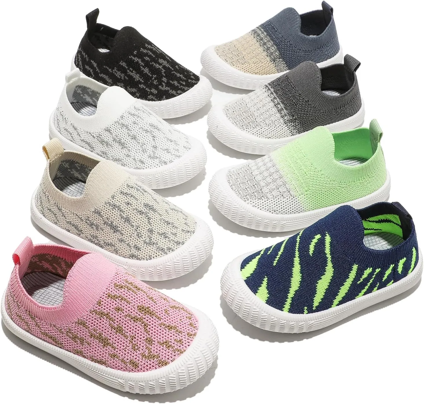 DADAWEN Boys Girls Toddler Sneakers Kids Lightweight Walking Shoes Mesh Breathable Tennis Shoes for Toddler/Little Kids