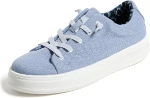 Dearfoams Women's Shoes-Mabel Lightweight Comfortable Easy Slip on Sneaker with Arch Support