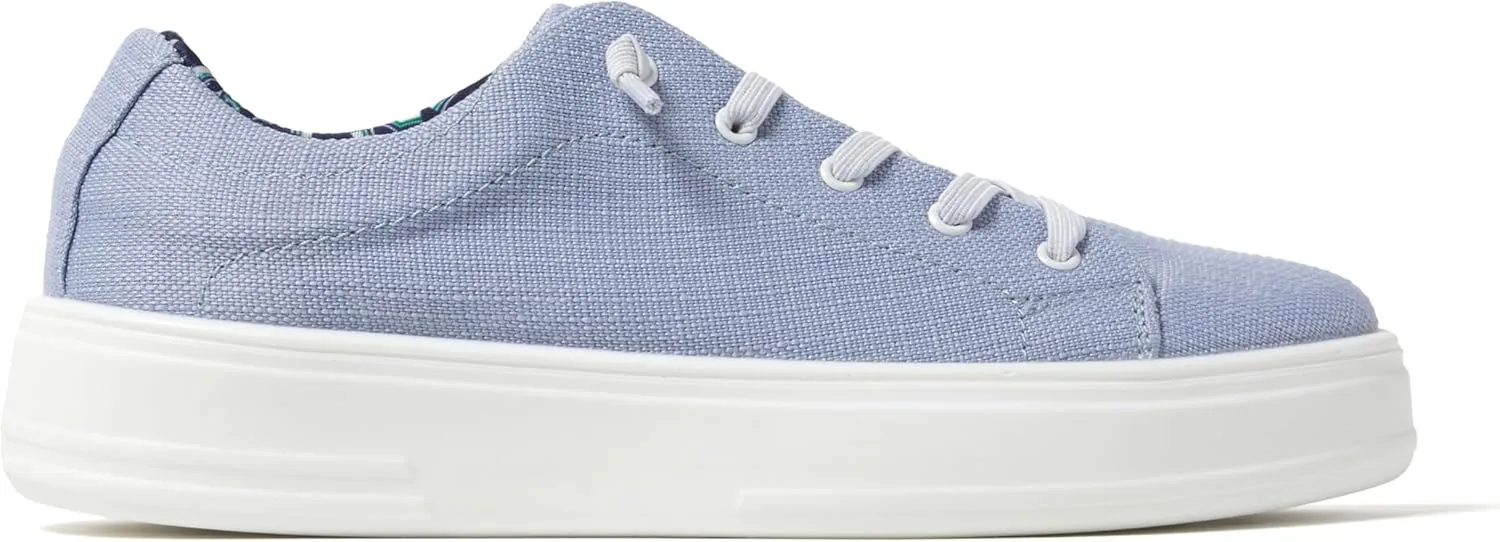 Dearfoams Women's Shoes-Mabel Lightweight Comfortable Easy Slip on Sneaker with Arch Support