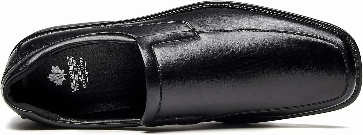 DECARSDZ Men's Classic Modern Formal Slip On Dress Shoes