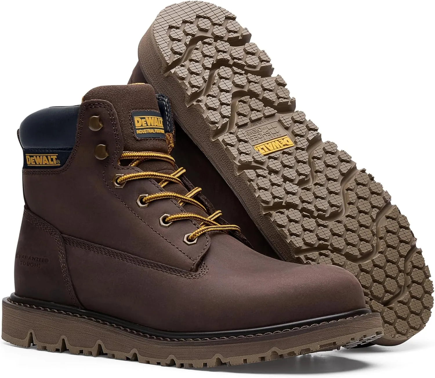 DEWALT Rochester Work Boots for Men Nano Composite Toe Leather Boots for Construction Work & Safety Footwear botas de trabajo para hombre