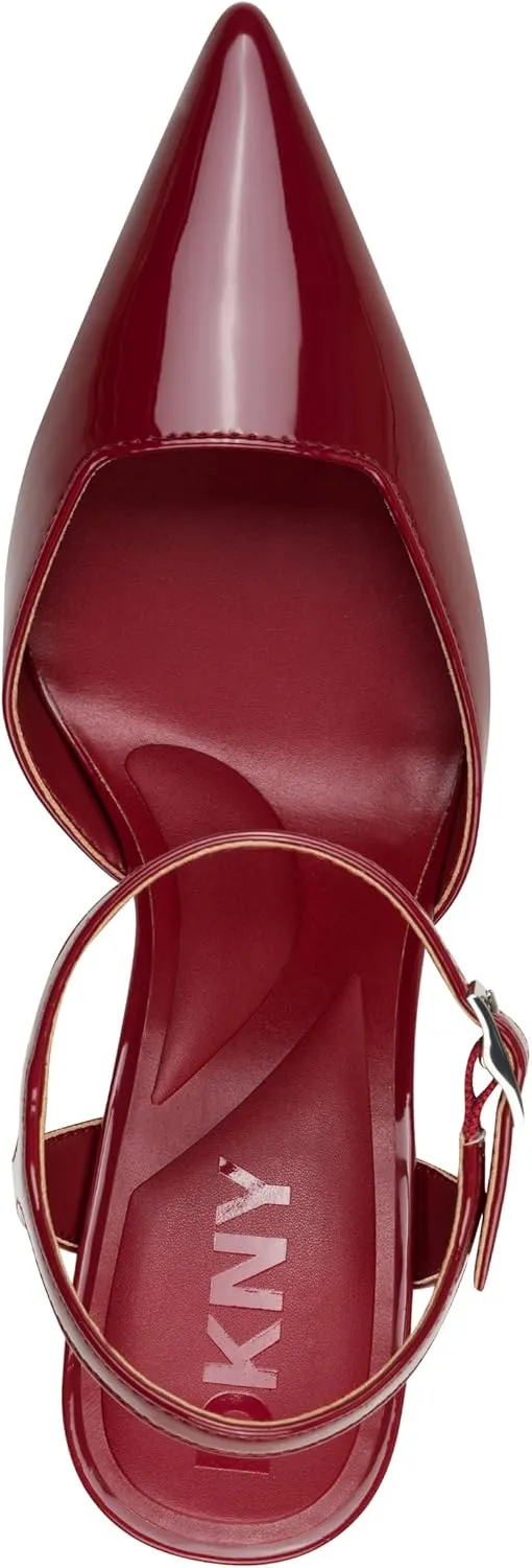 DKNY Women's Ceana Evening Pointed Toe Pump with Ankle Strap