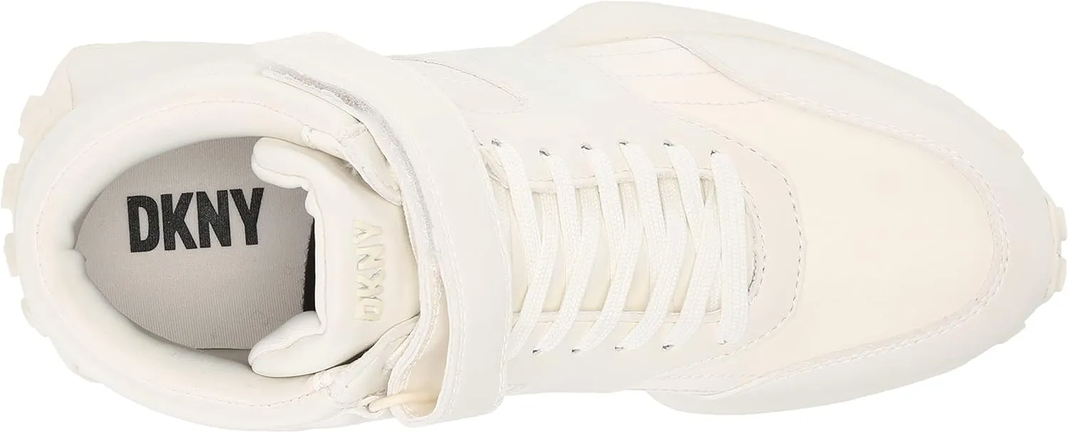 DKNY women's Noemi-Lace Up Mid Everyday Sneaker