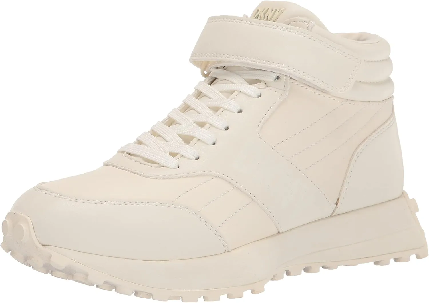 DKNY women's Noemi-Lace Up Mid Everyday Sneaker