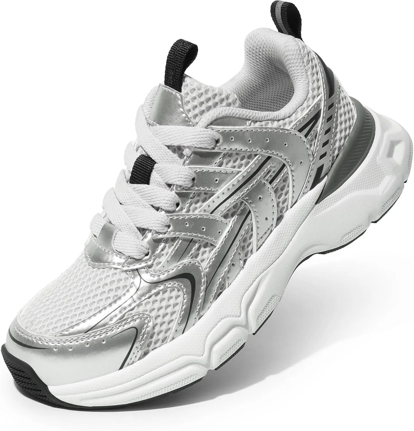 DREAM PAIRS Boys Girls Kids Sneakers Tennis Running Shoes Lace-up Unisex LilLegends Lightweight Breathable Walking Shoes