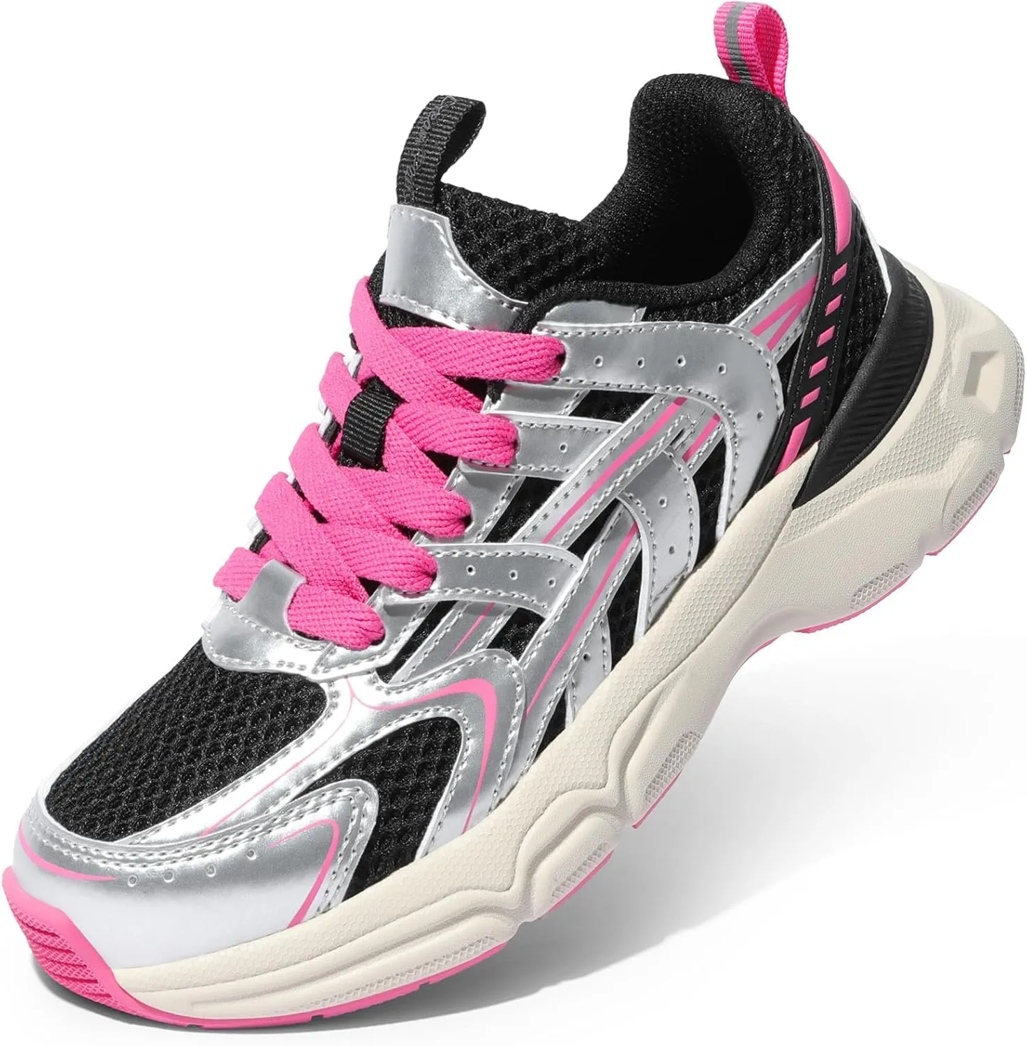 DREAM PAIRS Boys Girls Kids Sneakers Tennis Running Shoes Lace-up Unisex LilLegends Lightweight Breathable Walking Shoes