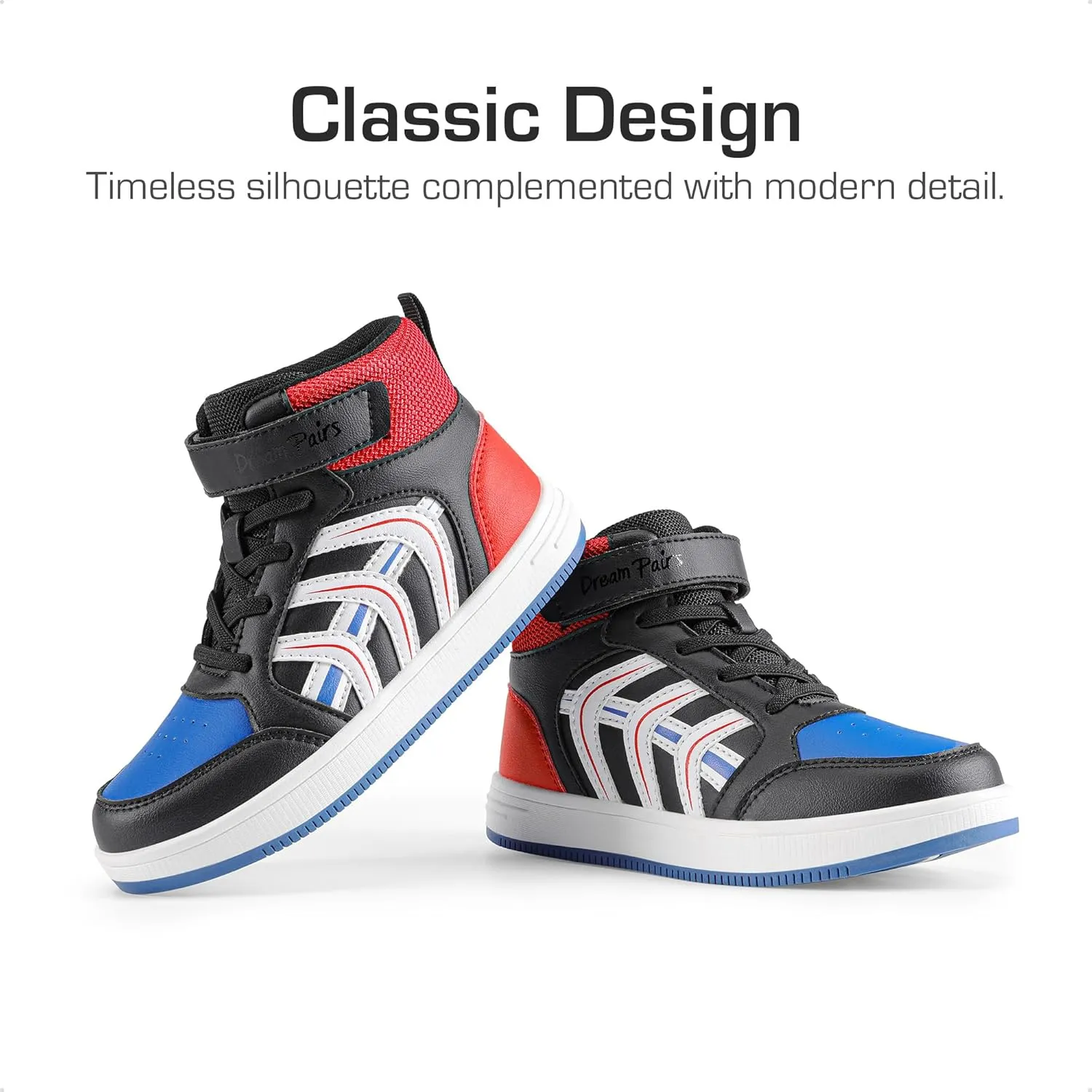 DREAM PAIRS Boys Girls Sneaker High Top Basketball Shoes Kids LilLegends JuniorFly Jumpers Sports Shoes for Athletic School Gym