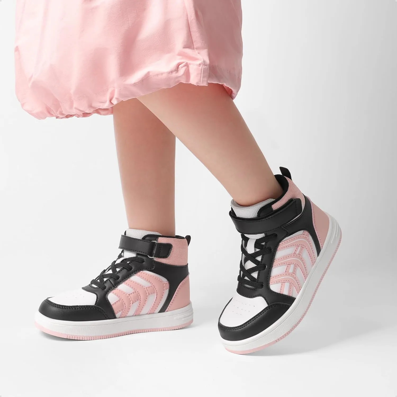 DREAM PAIRS Boys Girls Sneaker High Top Basketball Shoes Kids LilLegends JuniorFly Jumpers Sports Shoes for Athletic School Gym