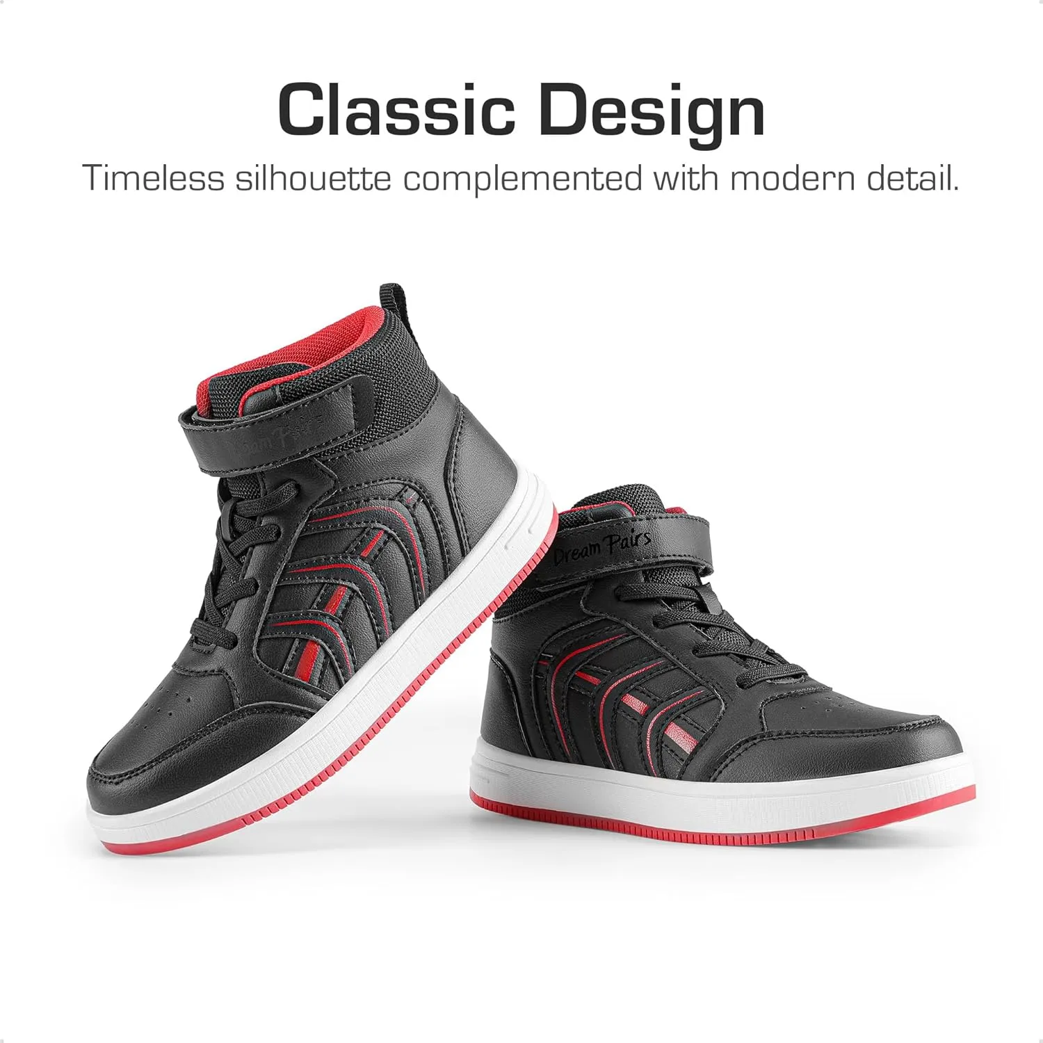 DREAM PAIRS Boys Girls Sneaker High Top Basketball Shoes Kids LilLegends JuniorFly Jumpers Sports Shoes for Athletic School Gym