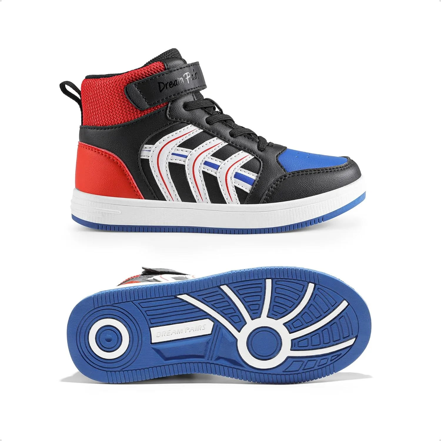DREAM PAIRS Boys Girls Sneaker High Top Basketball Shoes Kids LilLegends JuniorFly Jumpers Sports Shoes for Athletic School Gym