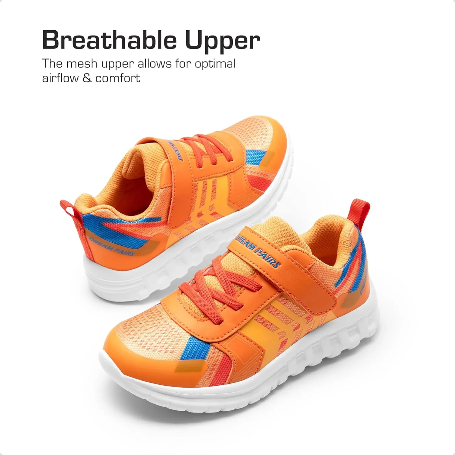 DREAM PAIRS Girls Boys Shoes Kids Tennis EZ-Ons Quicksteps School Sneakers Breathable Running Athletic Shoes