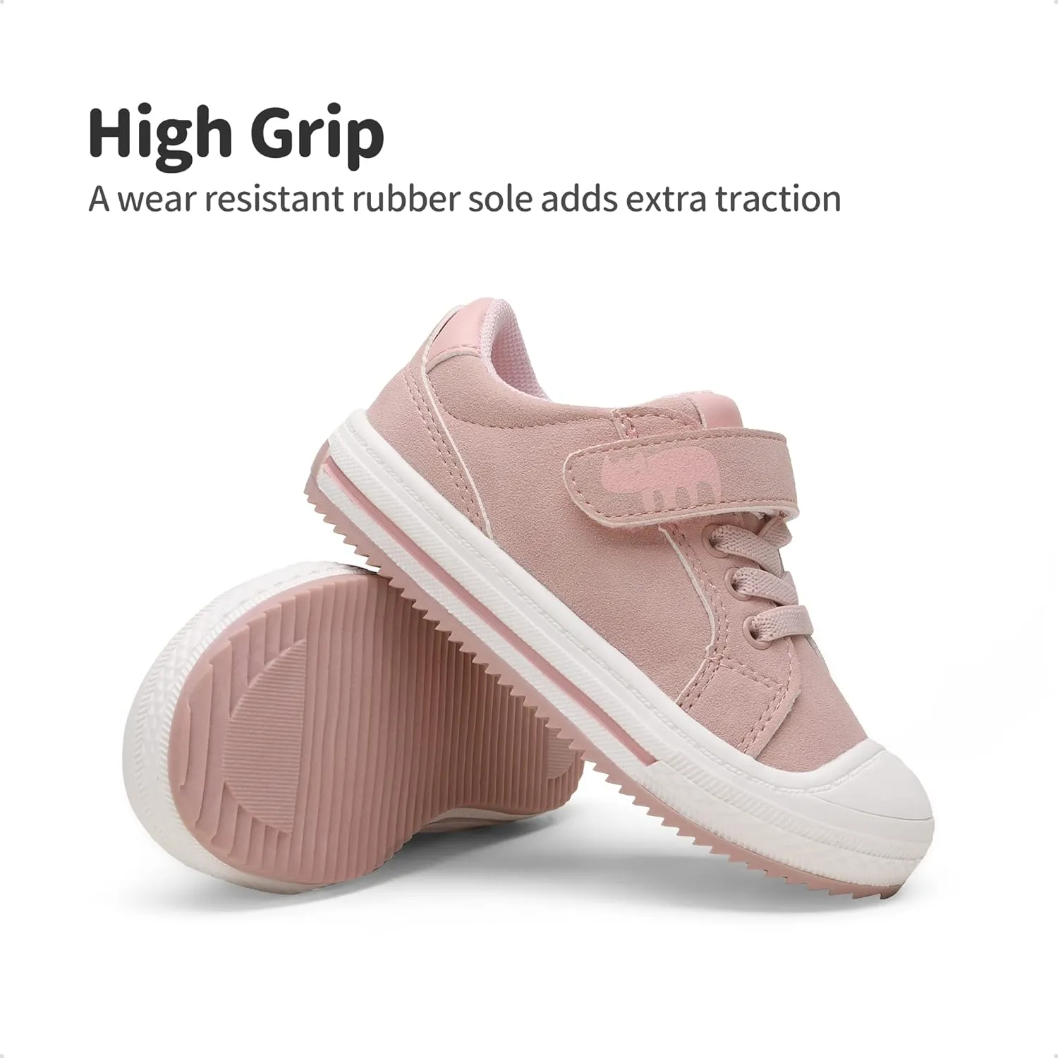 DREAM PAIRS Toddler Boys Girls Sneakers Casual Lightweight Kids Storybook Walking Skate Shoes