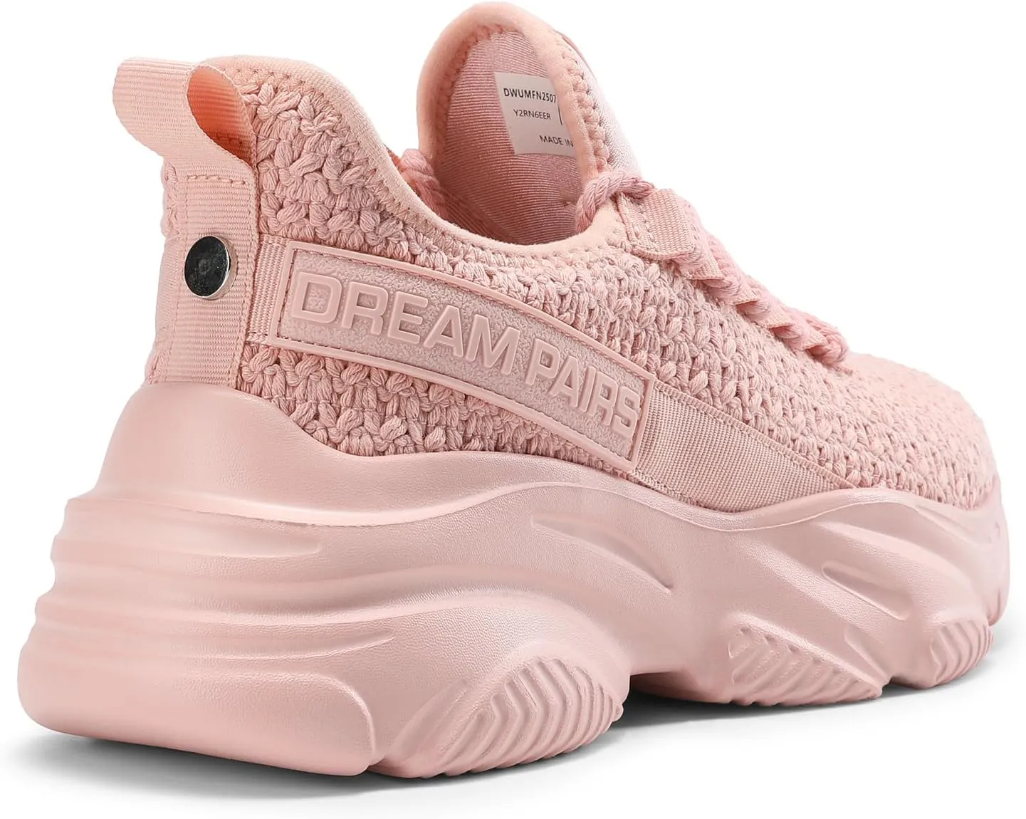 DREAM PAIRS Women's Platform Chunky Fashion Sneakers Slip on Walking Stylish Lightweight Classic Casual Sneaker