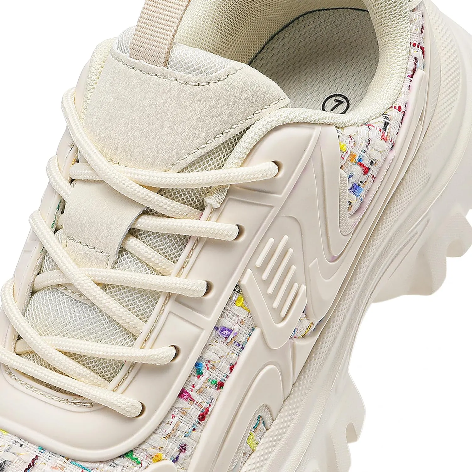 DREAM PAIRS Women's Platform Chunky Fashion Sneakers Y2K Maeve Lace-Up Comfortable Sneakers Casual Walking Shoes