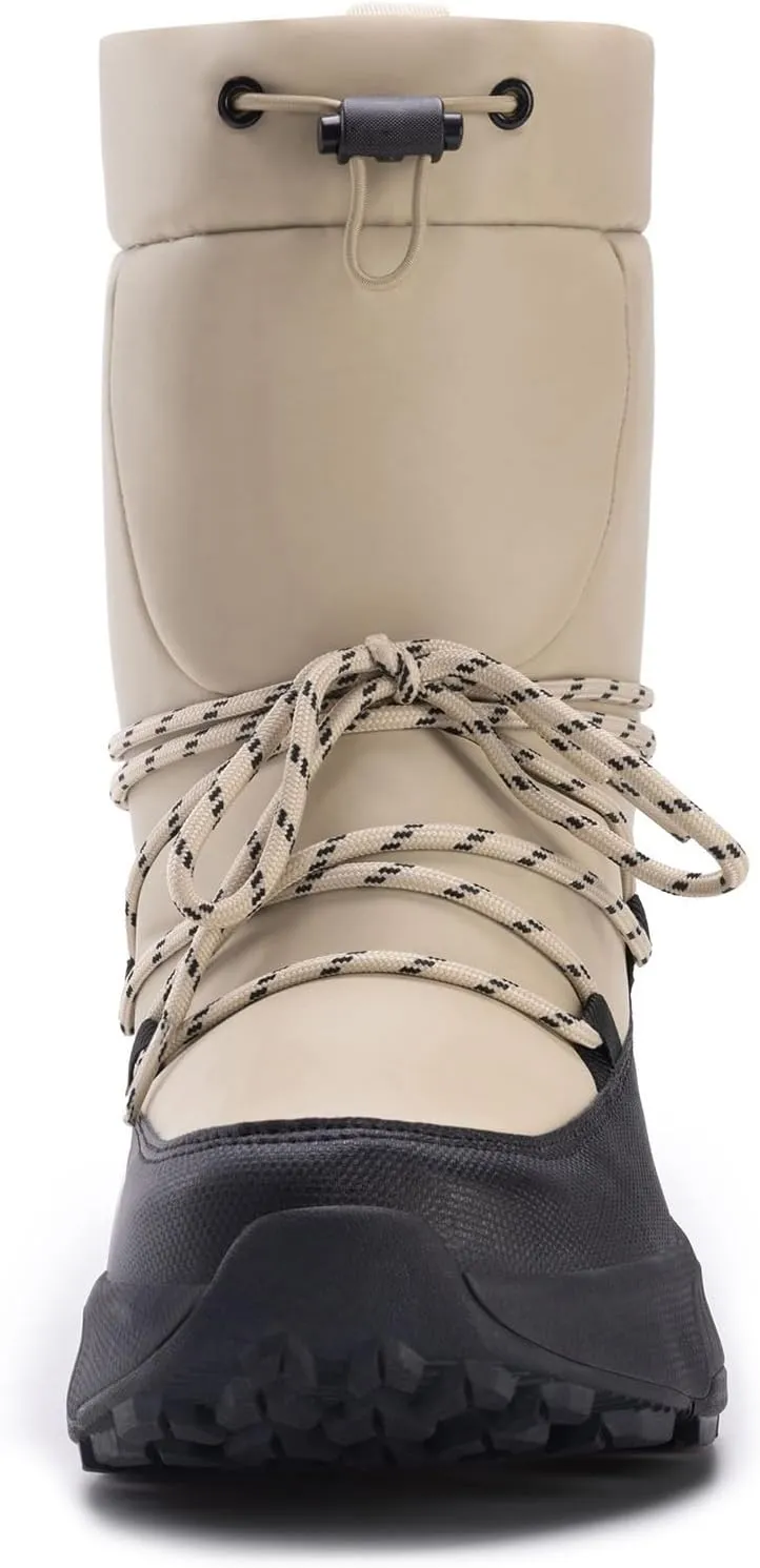 EARLDE Women's Snow Boots Waterproof Mid Calf Lightweight Winter Booties