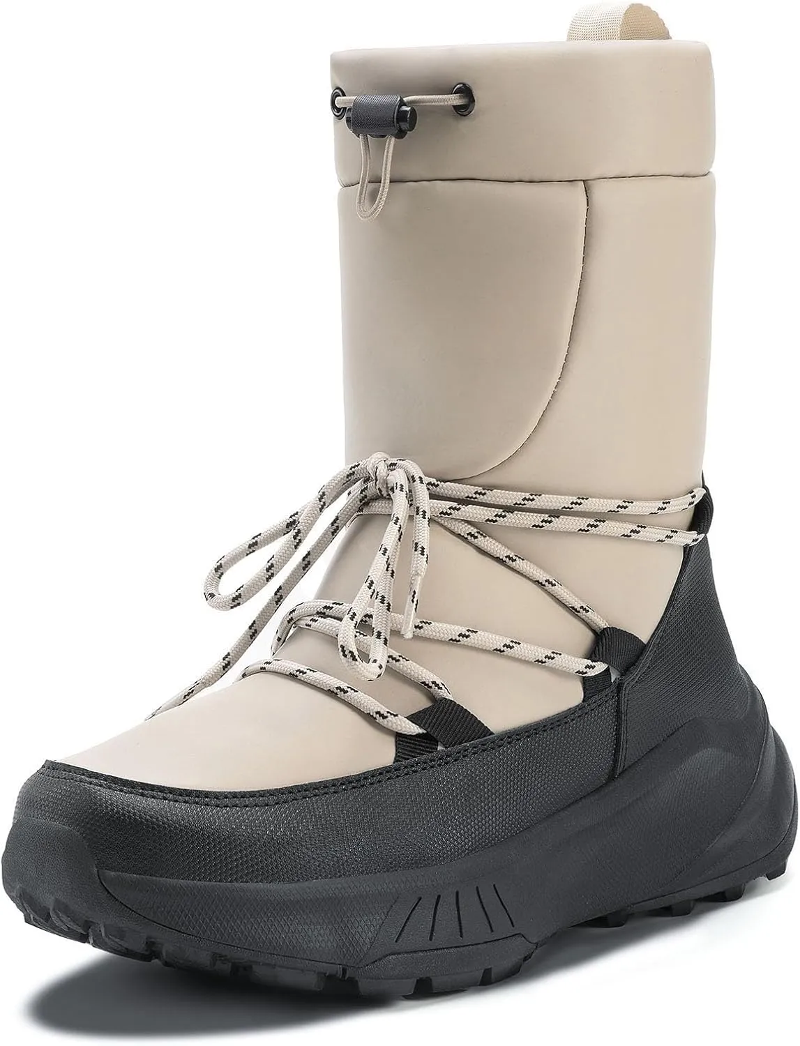 EARLDE Women's Snow Boots Waterproof Mid Calf Lightweight Winter Booties