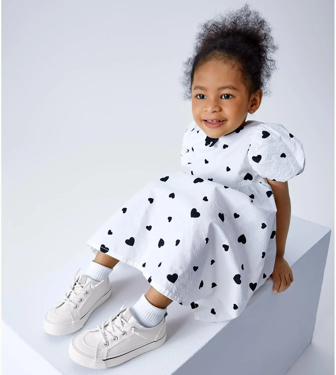 EasyStar Girls and Boys Slip-On Elastic Lace Shoes Sneaker for Toddler Little Kid