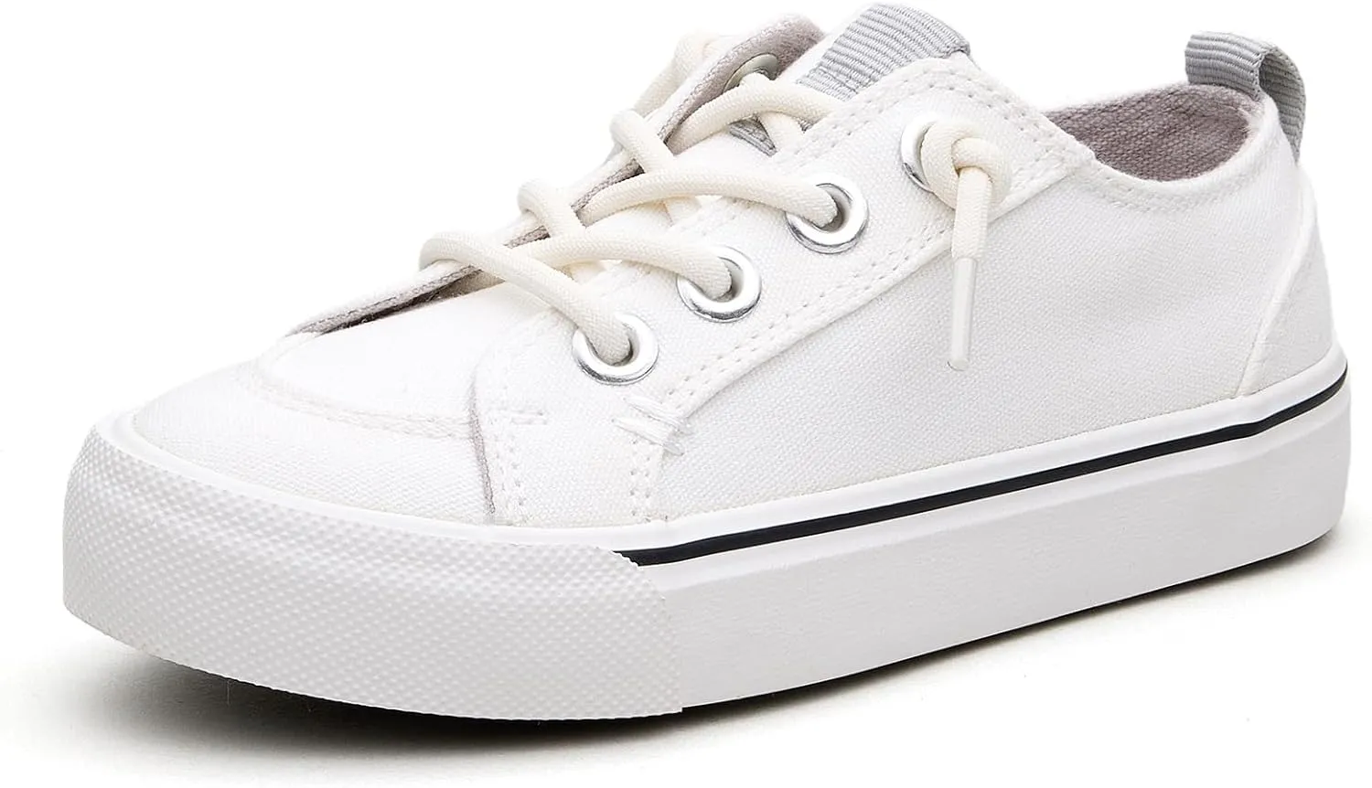 EasyStar Girls and Boys Slip-On Elastic Lace Shoes Sneaker for Toddler Little Kid