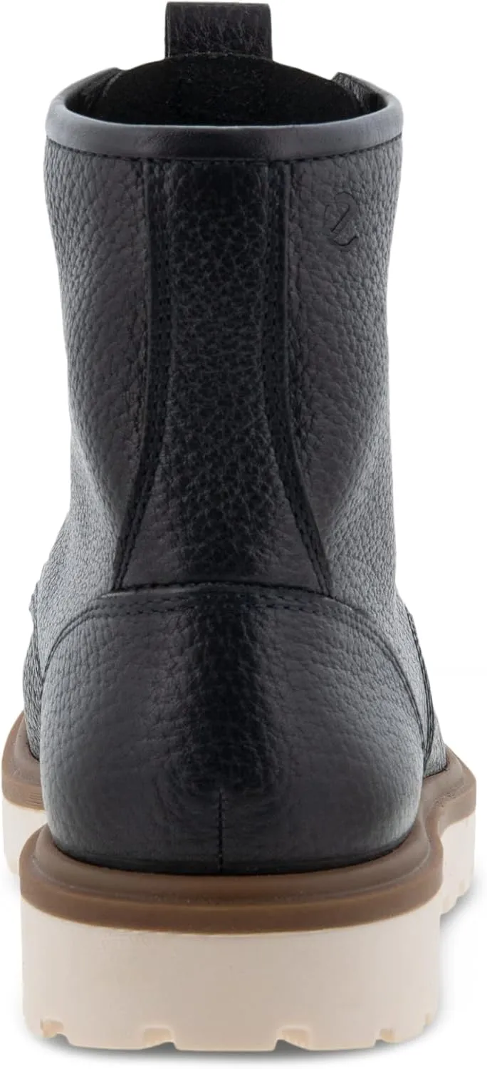 ECCO Women's Staker Moc Toe Tie Fashion Boot