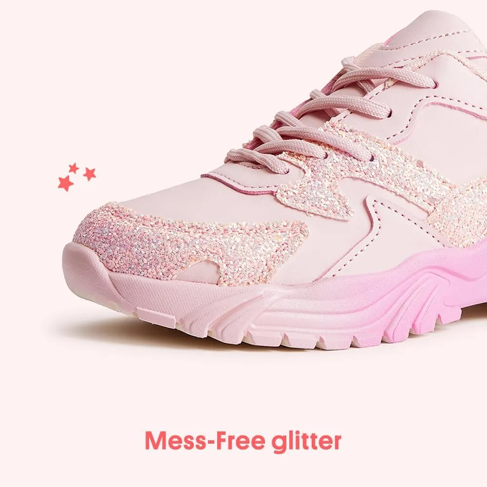 FabKids Girls Boys Tennis Shoes Lace up Athletic Sneakers Running Shoes for Toddler Little Kid Big Kid