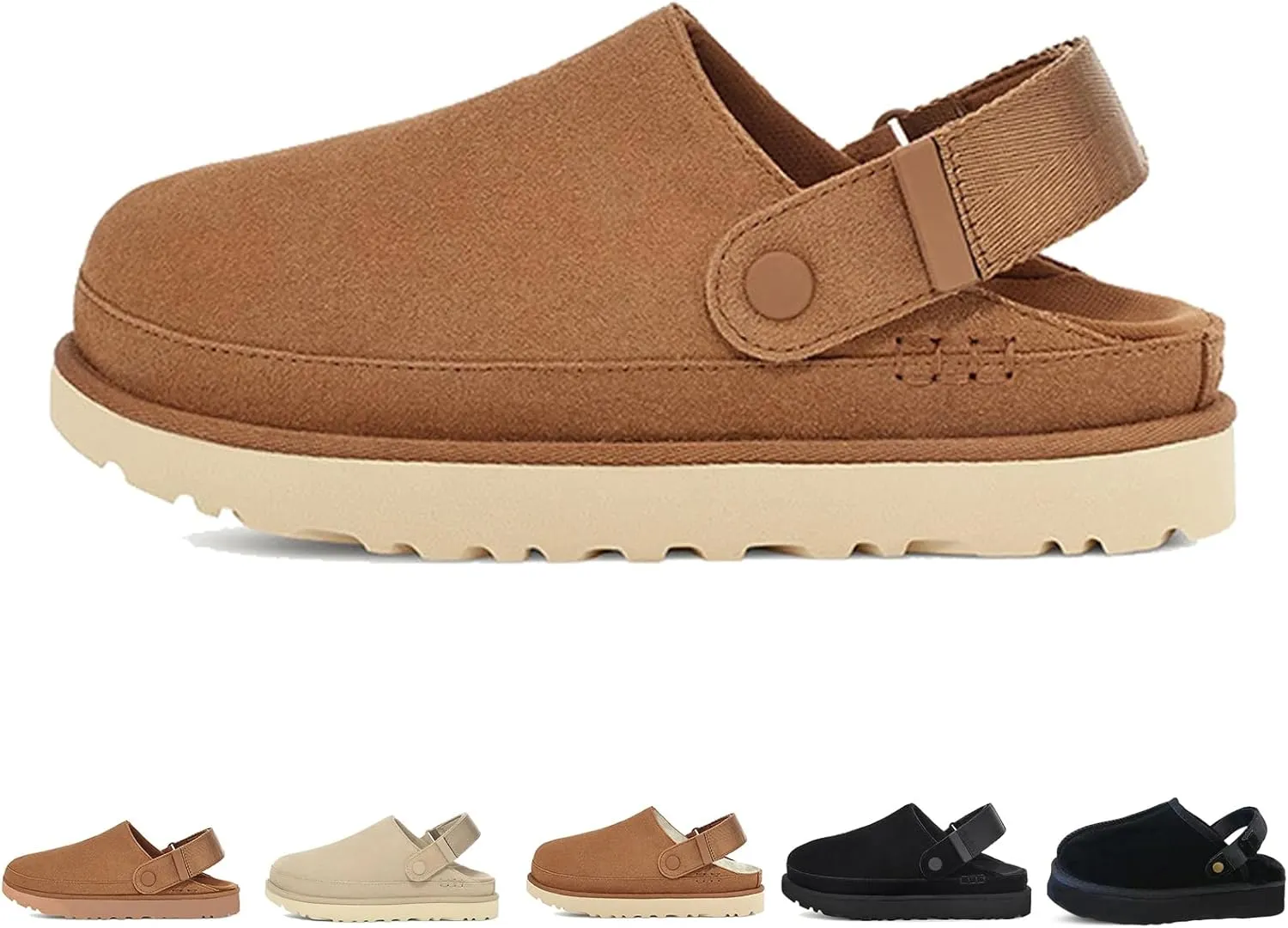 Fashion Women's Clogs Slippers Casual Non Slip Sandals Adjustable Comfort Clogs Sandals Women's Mules and Clogs Warm Outdoor Indoor Use