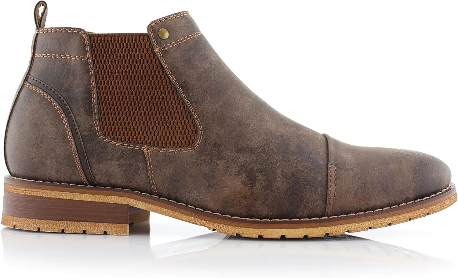 Ferro Aldo Sterling MFA606325 Mens Casual Chelsea Slip on Ankle Boots