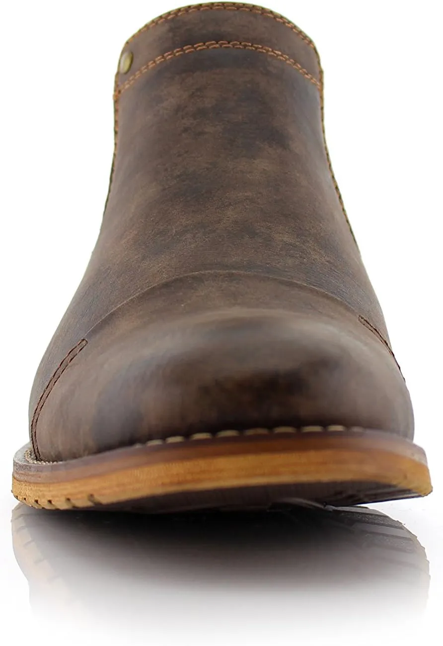 Ferro Aldo Sterling MFA606325 Mens Casual Chelsea Slip on Ankle Boots