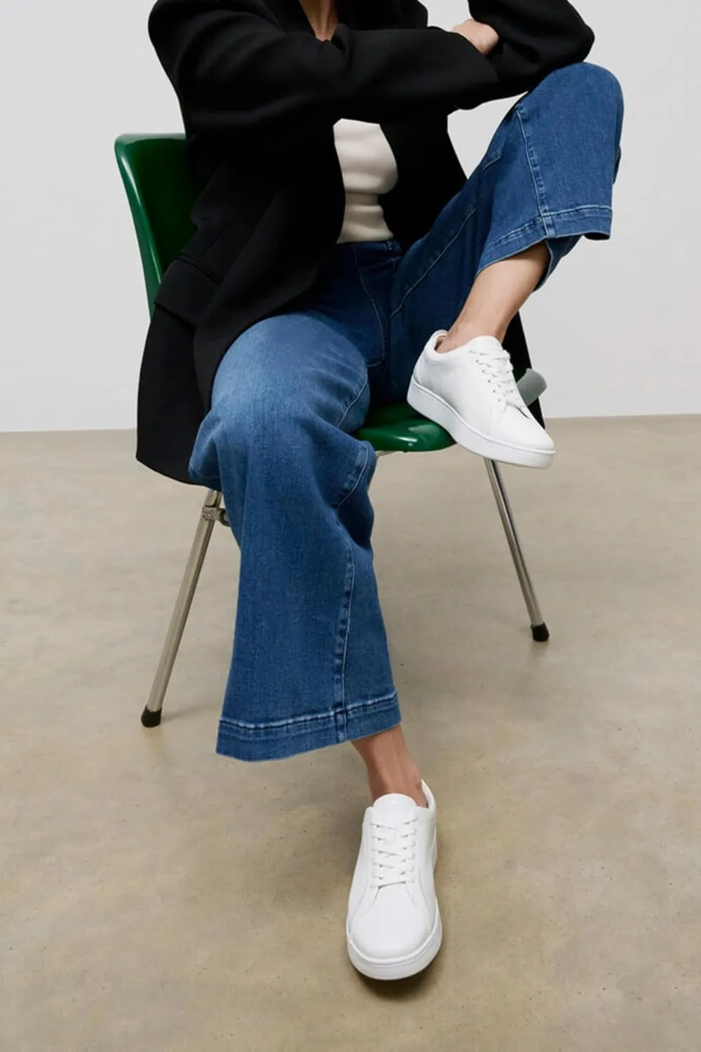 FitFlop Rally Leather Sneakers