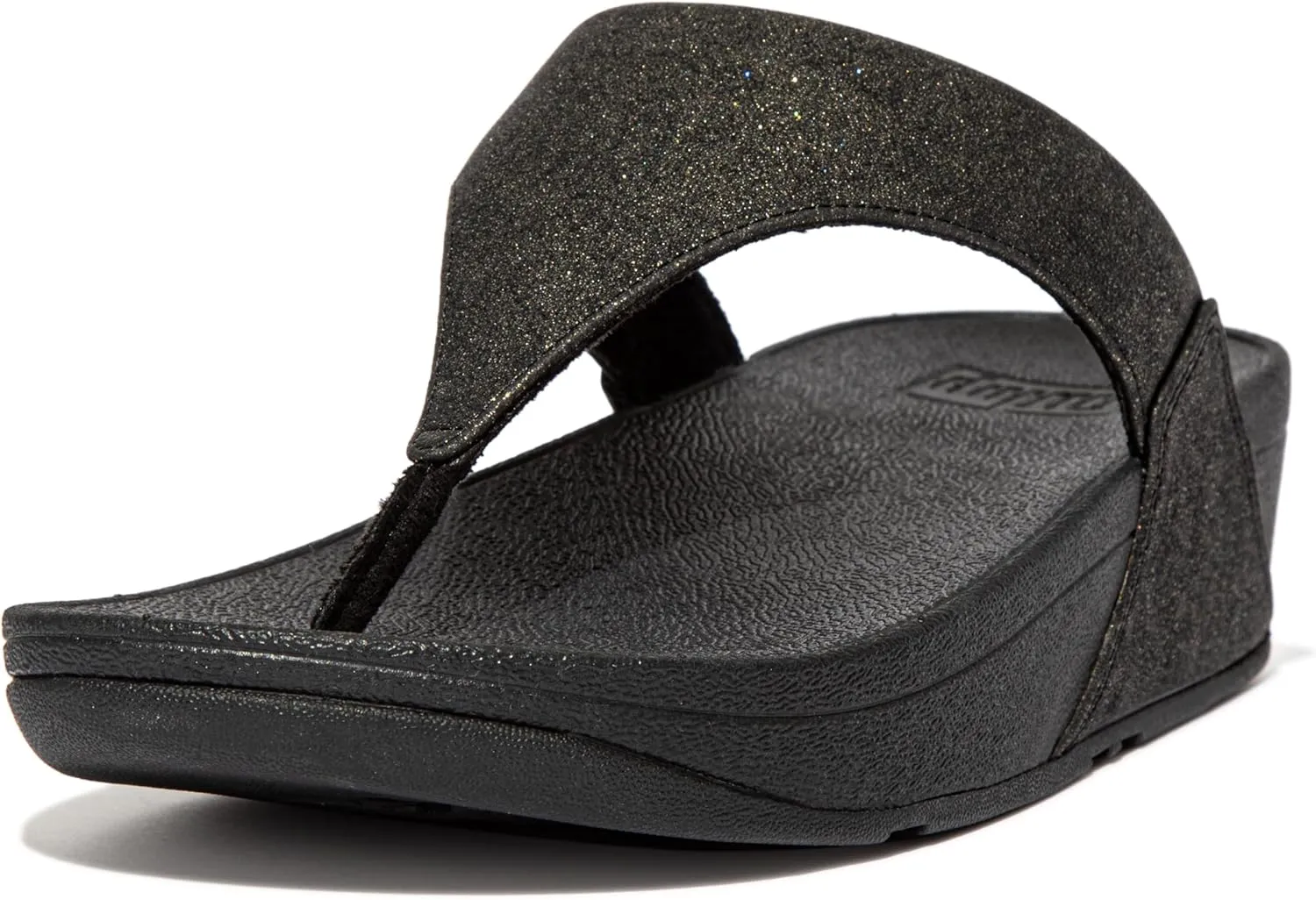 FitFlop Women's Lulu Crystal Feather Original Fit Toe-Post Wedge Sandal