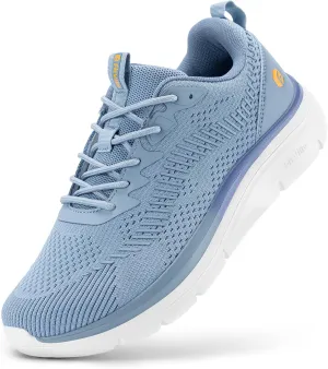 FitVille Men's Walking Shoes Wide Width, Comfortable Orthopedic Sneakers Lightweight Tennis Shoes Gym Workout Sneakers for Plantar Fasciitis - Cloud Wanderer V20