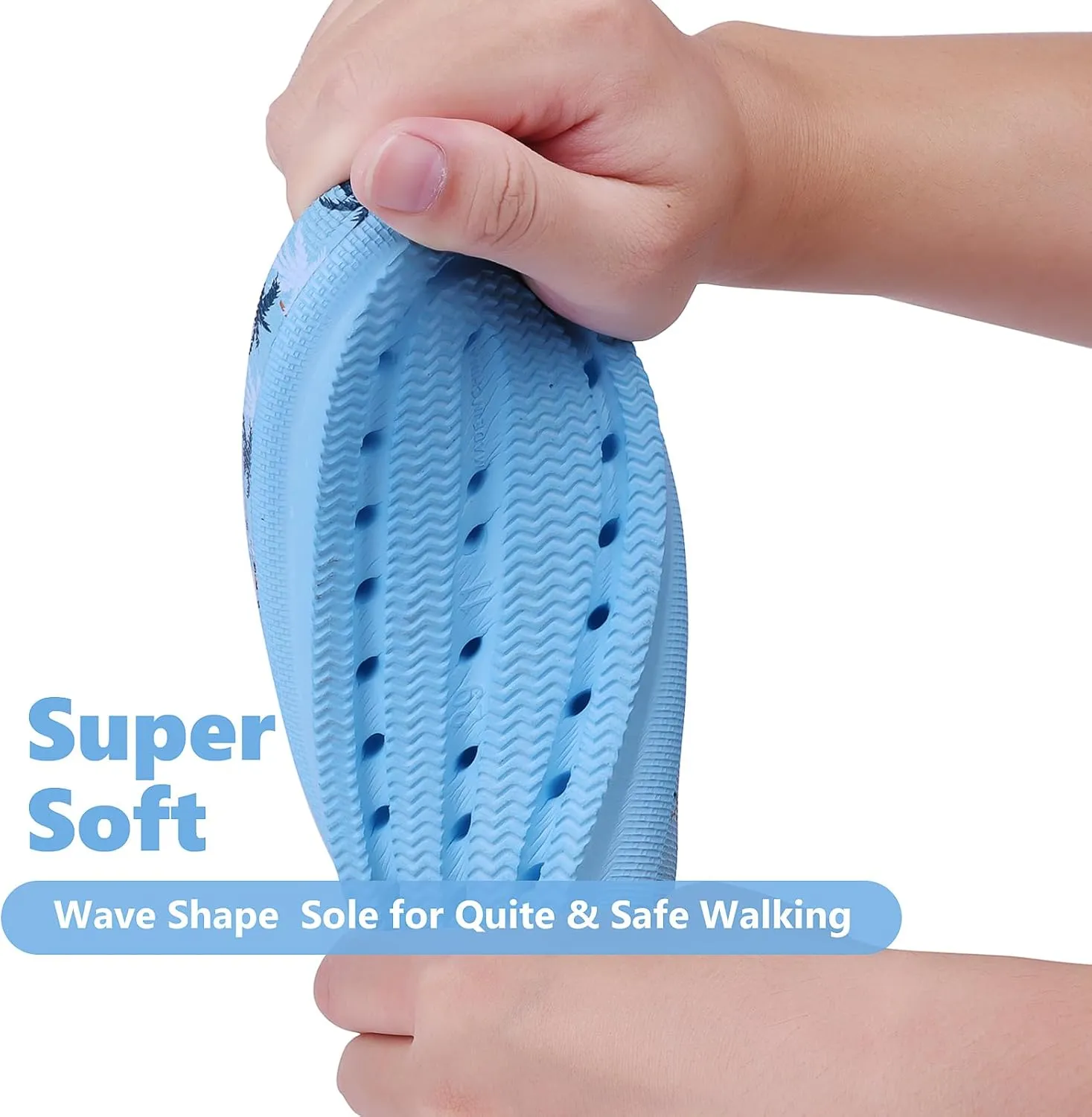 FJWYSANGU Kids Cloud Slides丨Boys Girls Bathroom Shower Sandals丨Open Toe Thick Sole Slip on Slippers丨Summer Non-slip Beach Pool Shoes