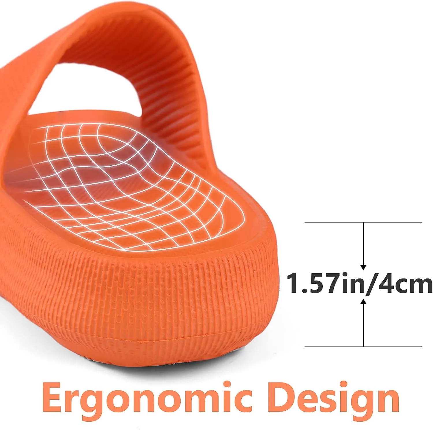 FJWYSANGU Kids Cloud Slides丨Boys Girls Bathroom Shower Sandals丨Open Toe Thick Sole Slip on Slippers丨Summer Non-slip Beach Pool Shoes