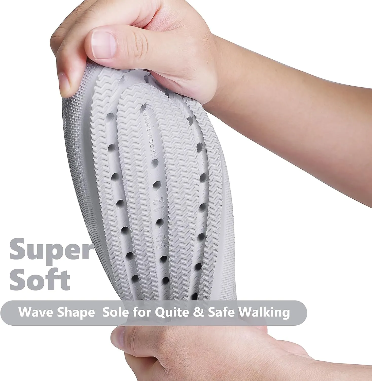 FJWYSANGU Kids Cloud Slides丨Boys Girls Bathroom Shower Sandals丨Open Toe Thick Sole Slip on Slippers丨Summer Non-slip Beach Pool Shoes