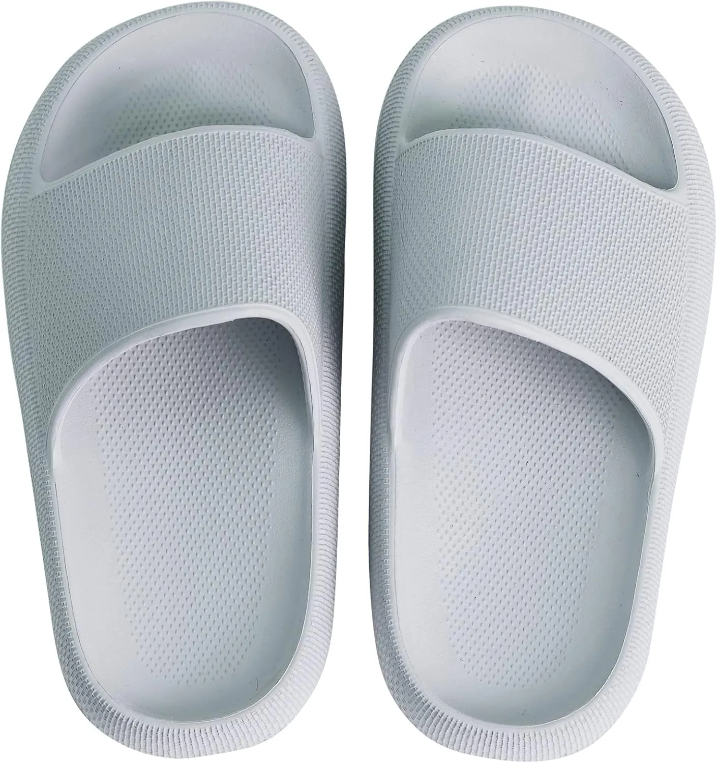FJWYSANGU Kids Cloud Slides丨Boys Girls Bathroom Shower Sandals丨Open Toe Thick Sole Slip on Slippers丨Summer Non-slip Beach Pool Shoes