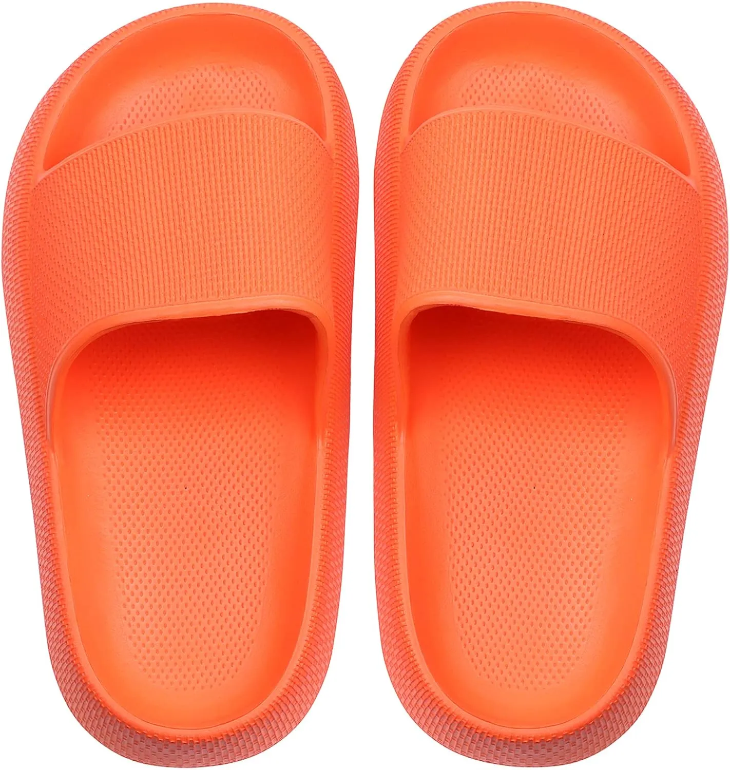 FJWYSANGU Kids Cloud Slides丨Boys Girls Bathroom Shower Sandals丨Open Toe Thick Sole Slip on Slippers丨Summer Non-slip Beach Pool Shoes