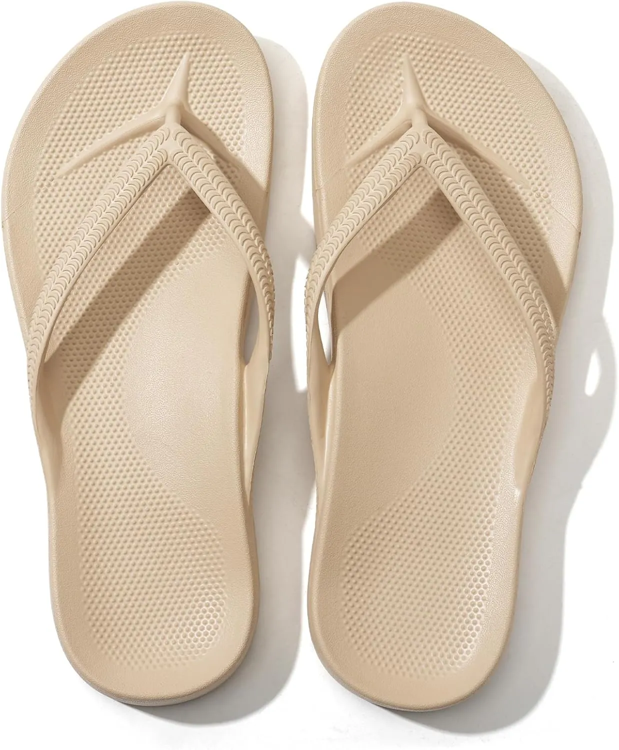 Flip Flops for Women with Arch Support Comfortable Recovery Slide Sandals Slip Resistant Shower Shoes Walking Thong Sandals Lightweight and Soft Footbed Slides Flip Flops