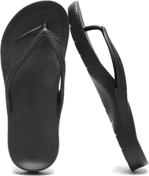 Flip Flops for Women with Arch Support Comfortable Recovery Slide Sandals Slip Resistant Shower Shoes Walking Thong Sandals Lightweight and Soft Footbed Slides Flip Flops