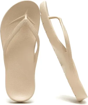 Flip Flops for Women with Arch Support Comfortable Recovery Slide Sandals Slip Resistant Shower Shoes Walking Thong Sandals Lightweight and Soft Footbed Slides Flip Flops