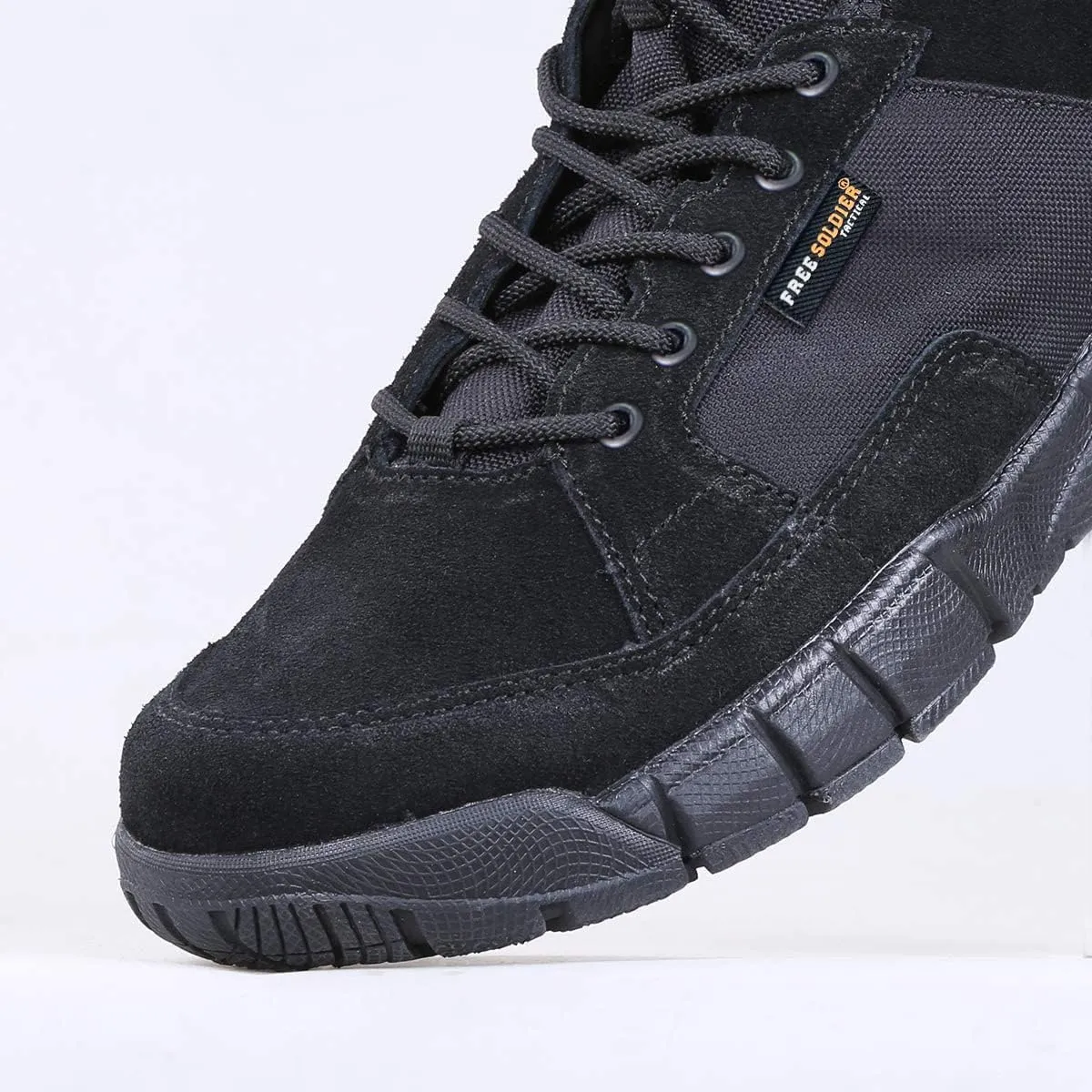 FREE SOLDIER Waterproof Hiking Work Boots Men's Tactical Boots 6 Inches Lightweight Military Boots Breathable Desert Boots